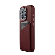 Mujjo Wallet Leather Case - etui skórzane do iPhone 17 Pro Max kompatybilne z MagSafe (tan)
