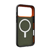 UAG Civilian MagSafe - etui do iPhone 17 Pro Max kompatybilne z MagSafe (olive/orange)