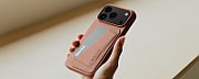 Mujjo Wallet Leather Case - etui skórzane do iPhone 17 Pro kompatybilne z MagSafe (tan)