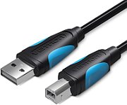 Cablu USB imprimanta Vention, 1m, USB-A 2.0 (T) la USB-B 2.0 (T), PVC, negru  VAS-A16-B100  (timbru verde 0.08 lei) -6922794717572