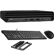 Desktop PC HP Pro Mini 400 G9, Intel Core i5-12500T (6 C / 12 T, 2.0 GHz - 4.4 GHz, 18 MB cache, 35 W), 16 GB RAM, 256 GB SSD, Intel Graphics, 90 W, Fara sistem de operare