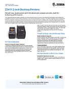 Zebra Desktopdrucker ZD411d 300 dpi USB Ethernet
