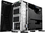 Server HPE ProLiant ML110 Gen11, Tower, Intel Xeon Silver 4510 (12 C / 24 T, 2.40 GHz - 4.10 GHz, 30 MB cache, 150 W), 64 GB DDR5 ECC, 2 x 480 GB SSD, 8 x SFF, HPE MR408i-o Gen11, 2 x 1000 W