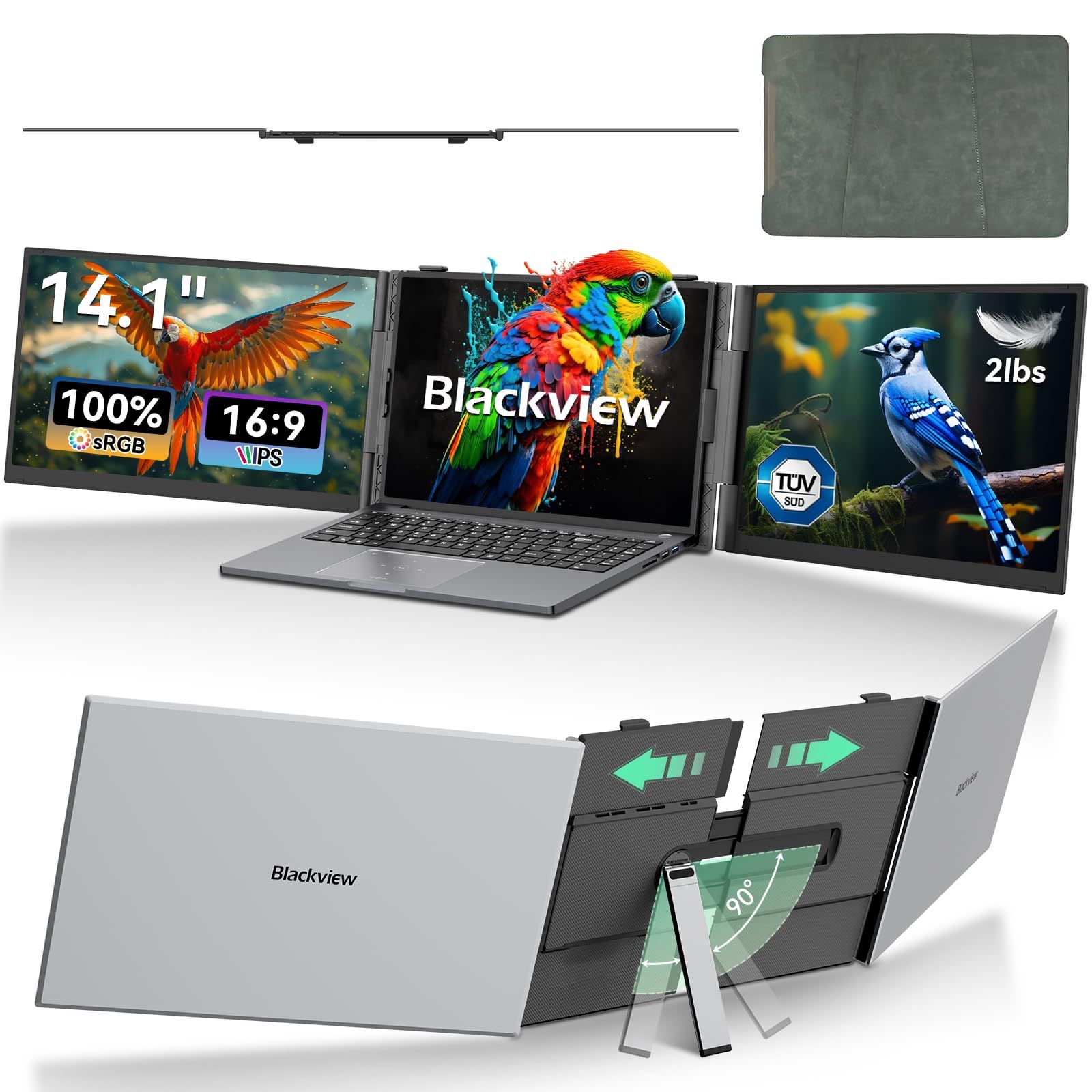 Monitor Blackview 14  przenośny podwójny DCM6 Pro