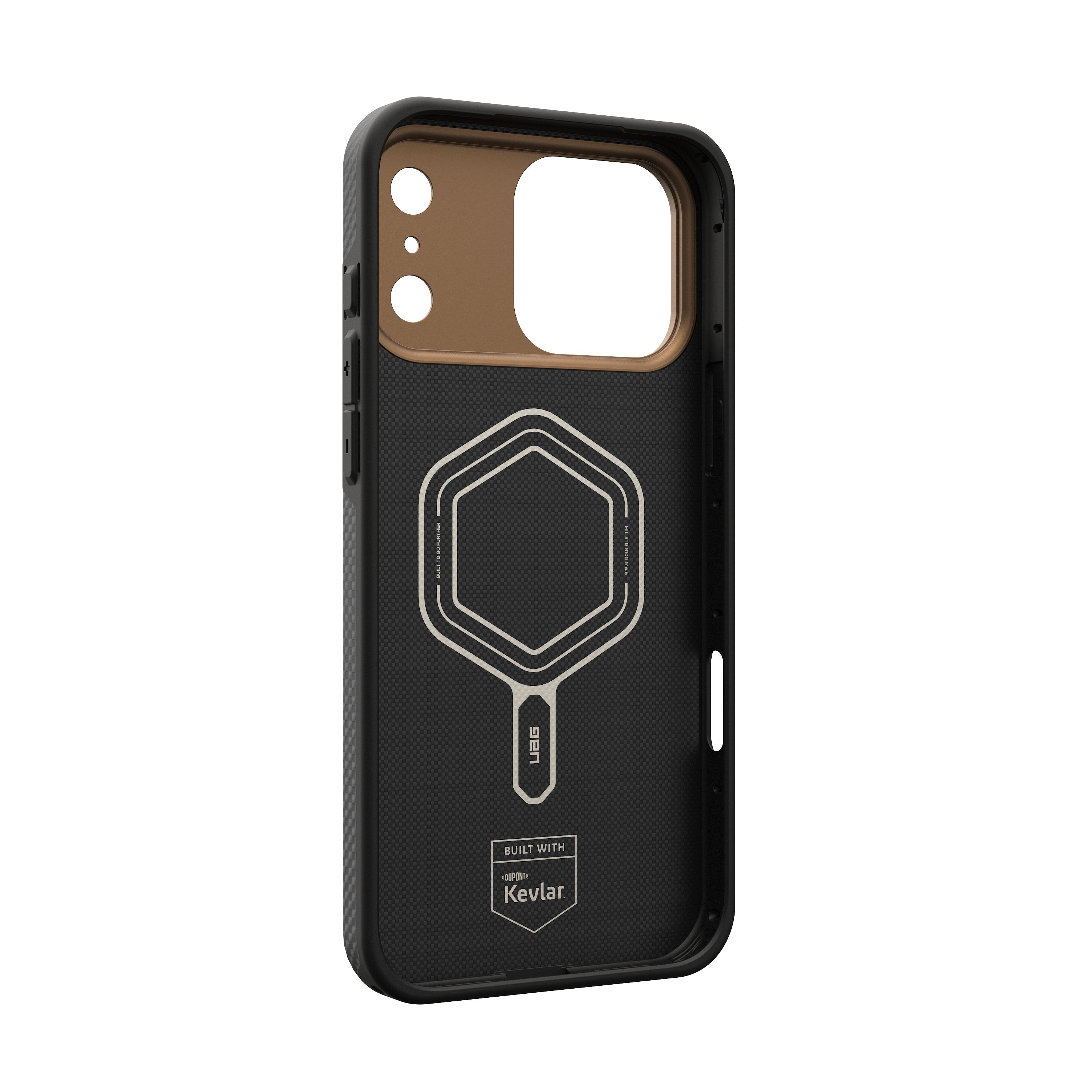 UAG Fibr Armr MagSafe - etui do iPhone 17 Pro Max kompatybilne z MagSafe (kevlar graphite / bronze)