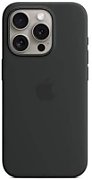 Apple iPhone 15 Silicone Case with MagSafe - Black