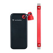 Pocket SSD USB 3.2 Gen 2 256GB Black/Red Verbatim