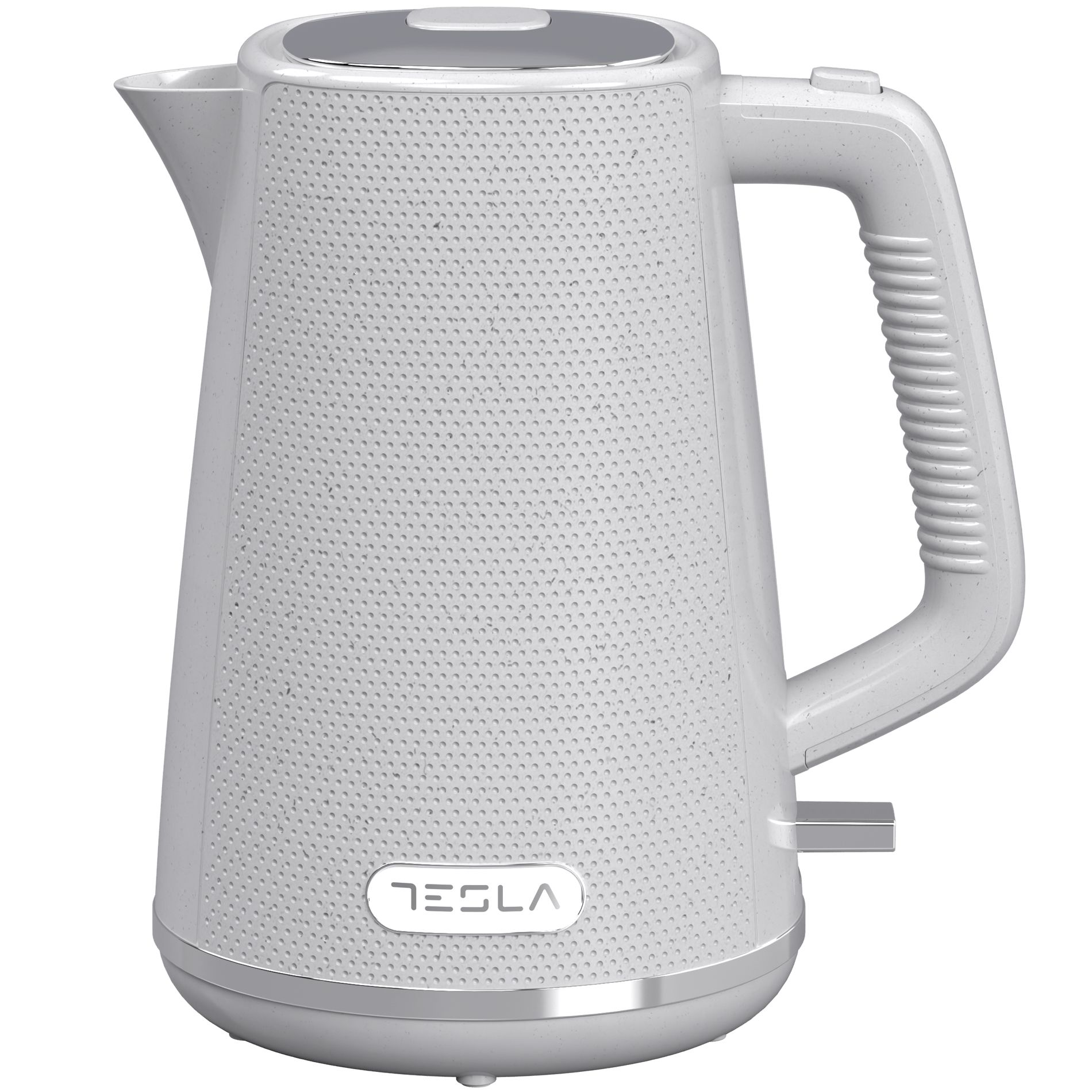 Fierbator Tesla KT400GX, 1.7L, 2200Woprire automata, LED, baza rotativa 360, alb/gri