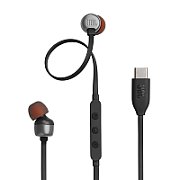 Casti Tune 310C Pure Bass In-Ear Headphones, (Type-C), Black  JBL-T310C-BLK  (timbru verde 0.18 lei)
