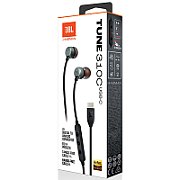 Casti Tune 310C Pure Bass In-Ear Headphones, (Type-C), Black  JBL-T310C-BLK  (timbru verde 0.18 lei)