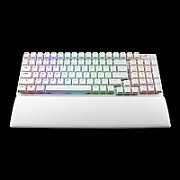 Tastatura Gaming Wireless ASUS X901 SCOPE II 96 WL/WHT/NXSW/US/PBT, Swithuri ROG NX Snow&Storm, Suport de Incheietura Detasabil, Alb