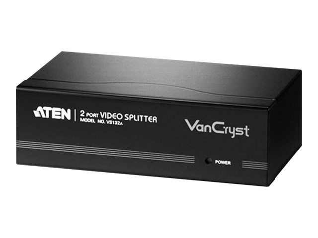 SPLITTER video ATEN, split 2 monitoare la 1 PC, conector 1: VGA (T); conector 2: VGA (M) x 2, 