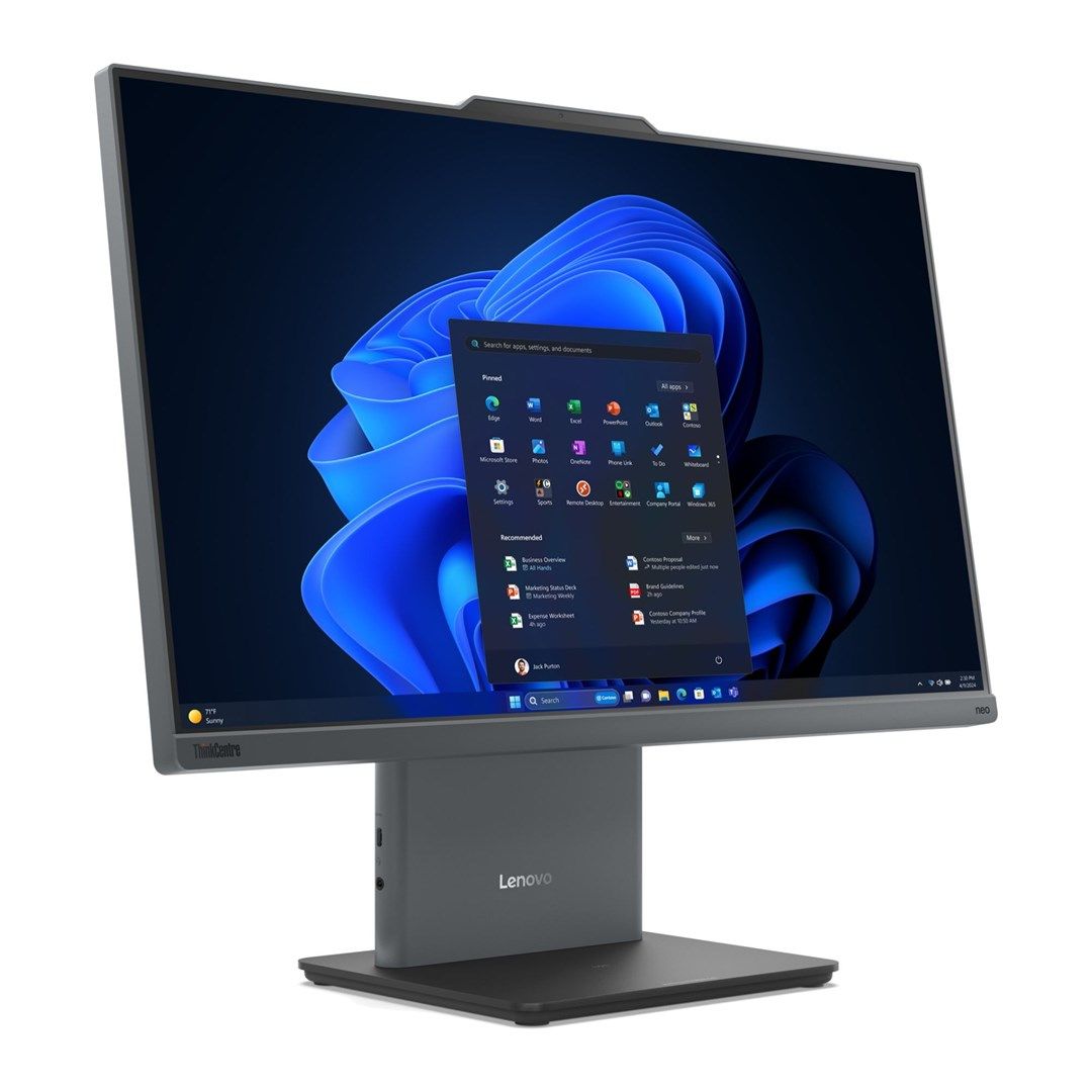 All-In-One Lenovo ThinkCentre neo 50a G5 12SD0069PB, 23.8 inch 1920 x 1080, Intel 240H (10 C / 16 T, 2.5 GHz - 5.2 GHz, 24 MB cache, 115 W), 32 GB RAM, 1 TB SSD, Intel Graphics, Windows 11 Pro