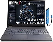 Laptop Lenovo ThinkPad P16 Gen 3, 16  WUXGA (1920x1200) IPS 500nits Anti-glare, 100% sRGB, 60Hz, Low Power, Eyesafe®, TÜV Low Blue Light, Intel Core™ Ultra 7 255HX, 20C (8P + 12E) / 20T, Max Turbo up to 5.2GHz, 30MB Intel® Smart Cache, video NVIDIA® RTX PRO 2000 Blackwell Generation 8GB GDDR7 Laptop