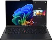 Laptop Lenovo ThinkPad X1 Carbon Gen 13 Aura Edition Intel Core Ultra 7, 14 inch 2880 x 1800 pixeli, Intel 258V (8 C / 8 T, 2.2 GHz - 4.8 GHz, 12 MB cache, 37 W), 1 TB SSD, Intel 140V, Windows 11 Pro, Tastatura English (EU), Negru