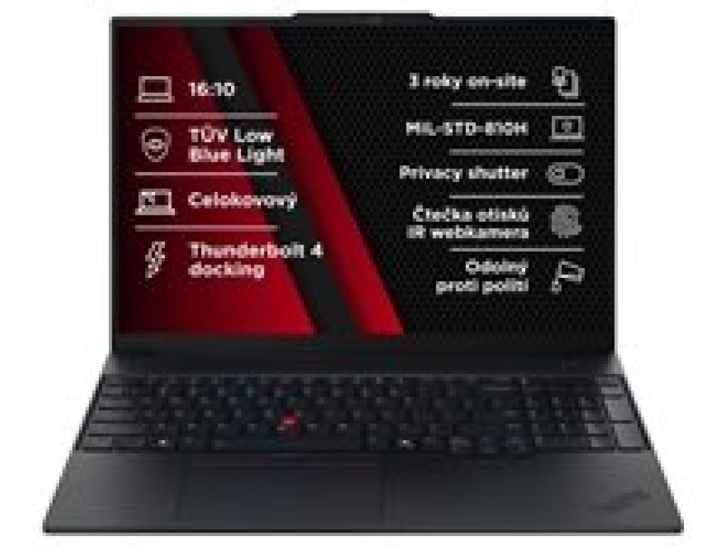 Laptop Lenovo ThinkPad E16 Gen 3 21TF003CCK, 16 inch 1920 x 1200, Intel 240H (10 C / 16 T, 2.5 GHz - 5.2 Ghz, 24 MB cache, 28 W), 16 GB DDR5, 512 GB SSD, Intel Graphics, Windows 11 Pro