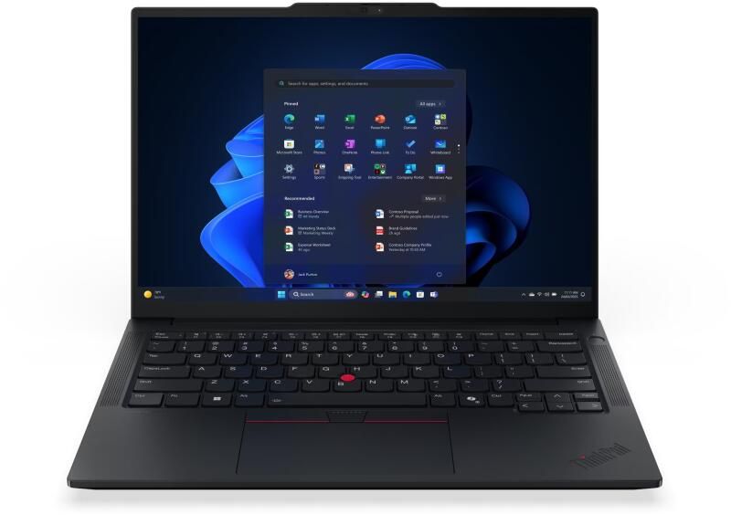Laptop Lenovo ThinkPad E14 Gen 7 21U2001YHV, 14 inch 1920 x 1200, Intel 258V (8 C / 8 T, 2.2 GHz - 4.8 GHz, 12 MB cache, 37 W), 32 GB LPDDR5X, 1 TB SSD, Intel Graphics, Windows 11 Pro