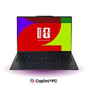 Laptop Lenovo Intel Core Ultra Series 2 21NX009BPB, 14 inch 1920 x 1200 pixeli, Intel  (12 C / 14 T, 5.20 GHz, 12 MB Smart Cache cache, 57 W), 32GB LPDDR5x, 1TB SSD, Intel, Windows 11 Pro, Tastatura English, Negru
