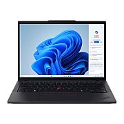 Laptop Lenovo ThinkPad T14 Gen 5 21MC0028FR, 14 inch 1920 x 1200, AMD 8540U (6 C / 12 T, 3.2 GHz - 4.9 GHz, 22 MB cache, 28 W), 8 GB DDR5, 256 GB SSD, AMD Radeon Graphics, Windows 11 Pro, Tastatura US, Negru