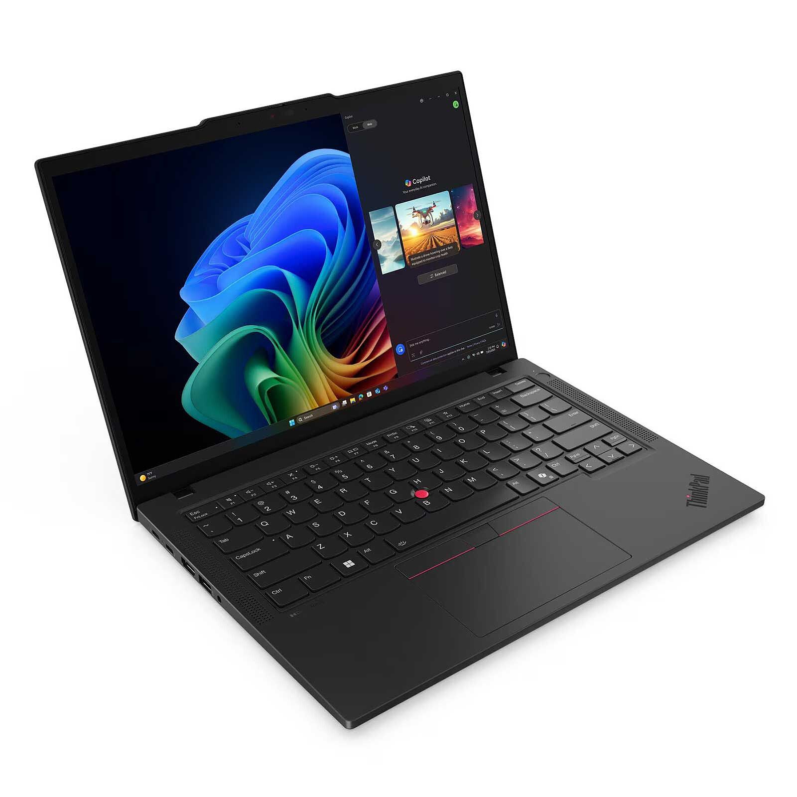 Lenovo ThinkPad T14 Gen 6 (AMD) Copilot+ PC AMD Ryzen AI 5 PRO 340 Laptop 35,6 cm (14 ) Ecran tactil WUXGA 16 Giga Bites DDR5-SDRAM 512 Giga Bites SSD Wi-Fi 7 (