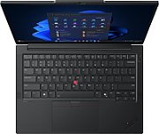 Laptop Lenovo ThinkPad E14 Gen 7 intel core ultra 5, 14 inch 1920 x 1200 pixeli, Intel 228V (8 C / 8 T, N/A - 4.5 GHz, 8 MB Intel Smart Cache cache, 37 W), 32 GB DDR5x, 512 GB SSD, Intel, Windows 11 Pro, Tastatura English (EU), Negru