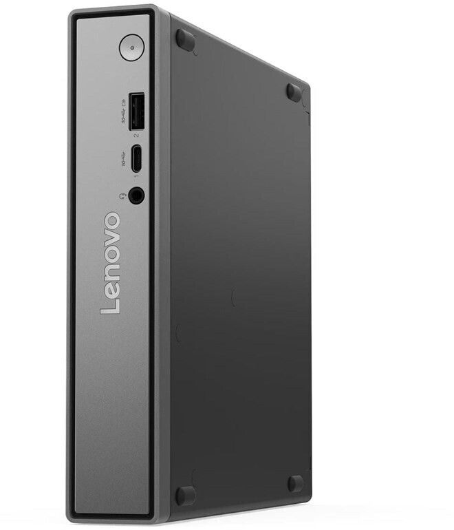 Desktop PC Lenovo ThinkCentre neo 50q Gen 5 Mini PC, Intel 210H (10 C / 12 T, 2,2 GHz - 4,9 GHz, 16 MB cache, 45 W), 8 GB DDR5, 256 GB Tip SSD: M.2 PCIe NVMe, Fara unitate optica, Intel Intel Graphics Partajata, 90 W, Windows 11 Pro