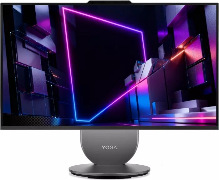 All-in-One Consumer Lenovo Yoga AIO 27IPH11 cu procesor Intel Core Ultra 7 356H pana la 4.7 GHz, 27 inch, QHD, 32 GB, Intel Graphics, FreeDos, Grey, 3 ani Garantie