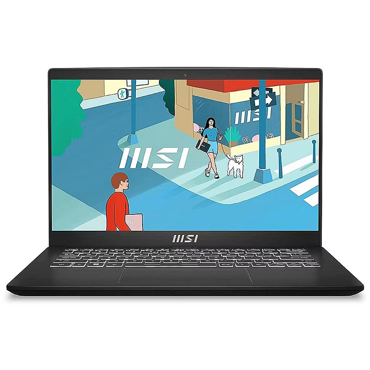 Laptop MSI Modern 14 H D13MG-095PL, 14 inch 1920 x 1200, Intel Core i5-13420H (8 C / 12 T, 2.1 GHz - 4.6 GHz, 12 MB Intel Smart Cache cache, 45 W), 16 GB DDR4, 512 GB SSD, Intel UHD Graphics, Windows 11 Home, Tastatura US, Negru