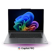 Laptop Lenovo ThinkPad X9-14 Gen 1 Aura Edition 21QA0085IX, 14.0 inch 2880 x 1800 Touchscreen, Intel 258V (8 C / 8 T, 2.2 GHz - 4.8 GHz, 12 MB cache, 17 W), 32 GB LPDDR5x, 1 TB SSD, Intel 140V, Windows 11 Pro, Tastatura US, Alb