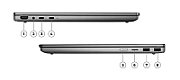 Laptop Lenovo IdeaPad 5 2-in-1 15IPH11 83UL0029RM, 15.3 inch 2560x1600 Touchscreen, Intel 355 (8 C / 8 T, N/A - 4.7 GHz, 12 MB Intel® Smart Cache cache, N/A), 16 GB DDR5, 1 TB SSD, Intel Intel Graphics, Free DOS, Tastatura English, Cosmic Blue