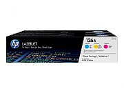 Cartus toner HP CF341A ,Color ,3 x 1000 pagini ,Original (126A) 
