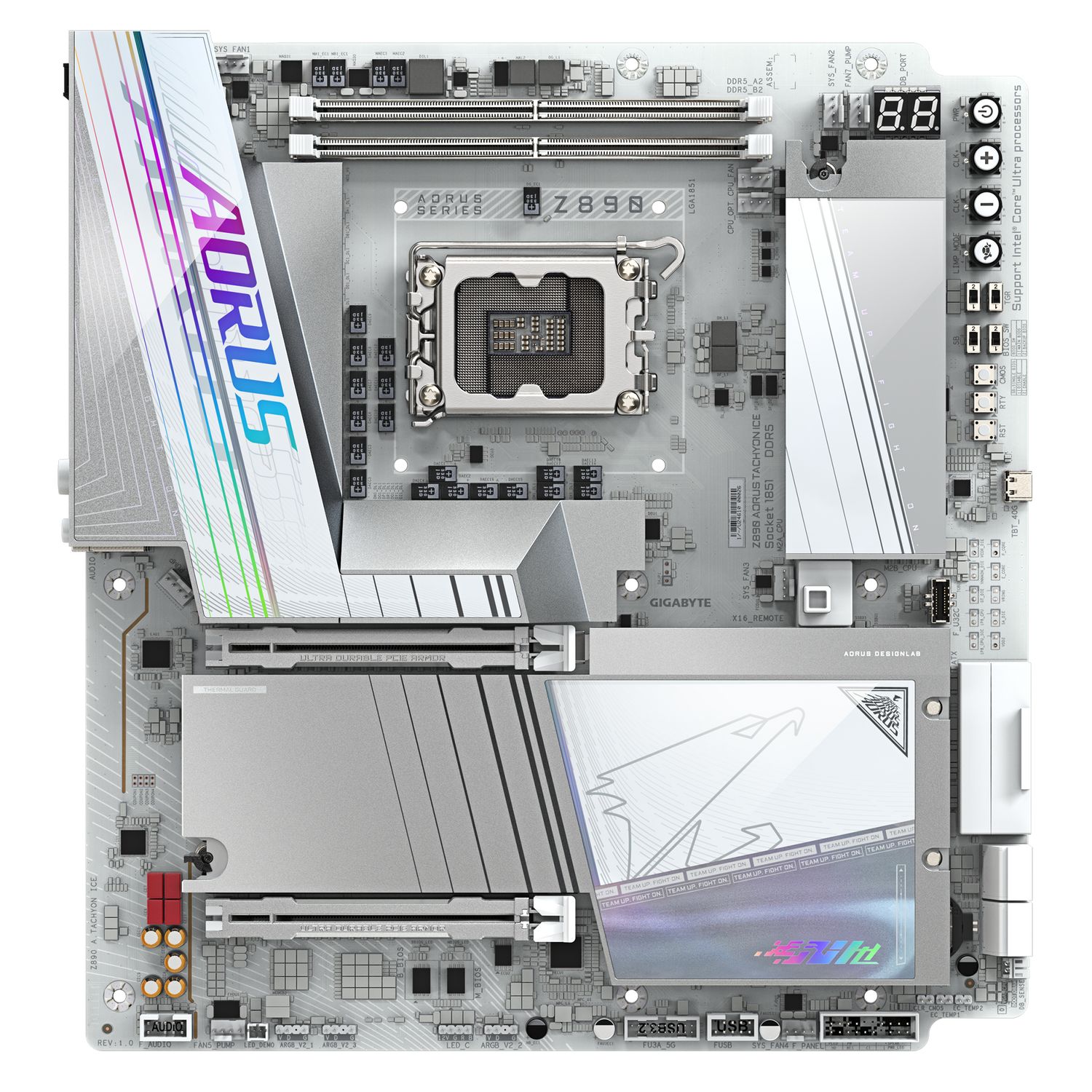 Placa de baza Gigabyte Z890 AORUS TACHYON ICE, Socket 1851, DDR5, E-ATX