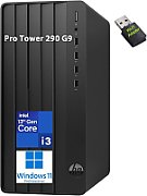 Desktop PC HP 290 G9 SFF, Intel Core i3-13100 (4 C / 8 T, 3.4 GHz - 4.5 GHz, 12 MB cache, 65 W), 16 GB DDR4, 512 GB SSD, Fara unitate optica, Intel Intel UHD Graphics 730 Partajata, 180 W, Windows 11 Pro Educational