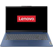 Laptop Lenovo IdeaPad Slim 3 15AMN8, 15.6 inch 1920 x 1080, AMD Ryzen 5 40 (4 C / 8 T, 2.8 GHz - 4.3 GHz, 6 MB cache, 15 W), 8 GB LPDDR5, 512 GB SSD, AMD 610M, Free DOS, Tastatura English, Albastru