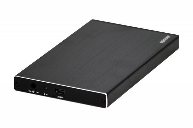 RACK extern SPACER, pt HDD/SSD, 2.5 inch, S-ATA, interfata PC USB 3.0, aluminiu, negru, 