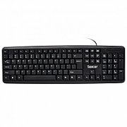 TASTATURA SPACER USB, 104 taste, anti-spill, black,  SPKB-520    (include TV 0.75 lei)