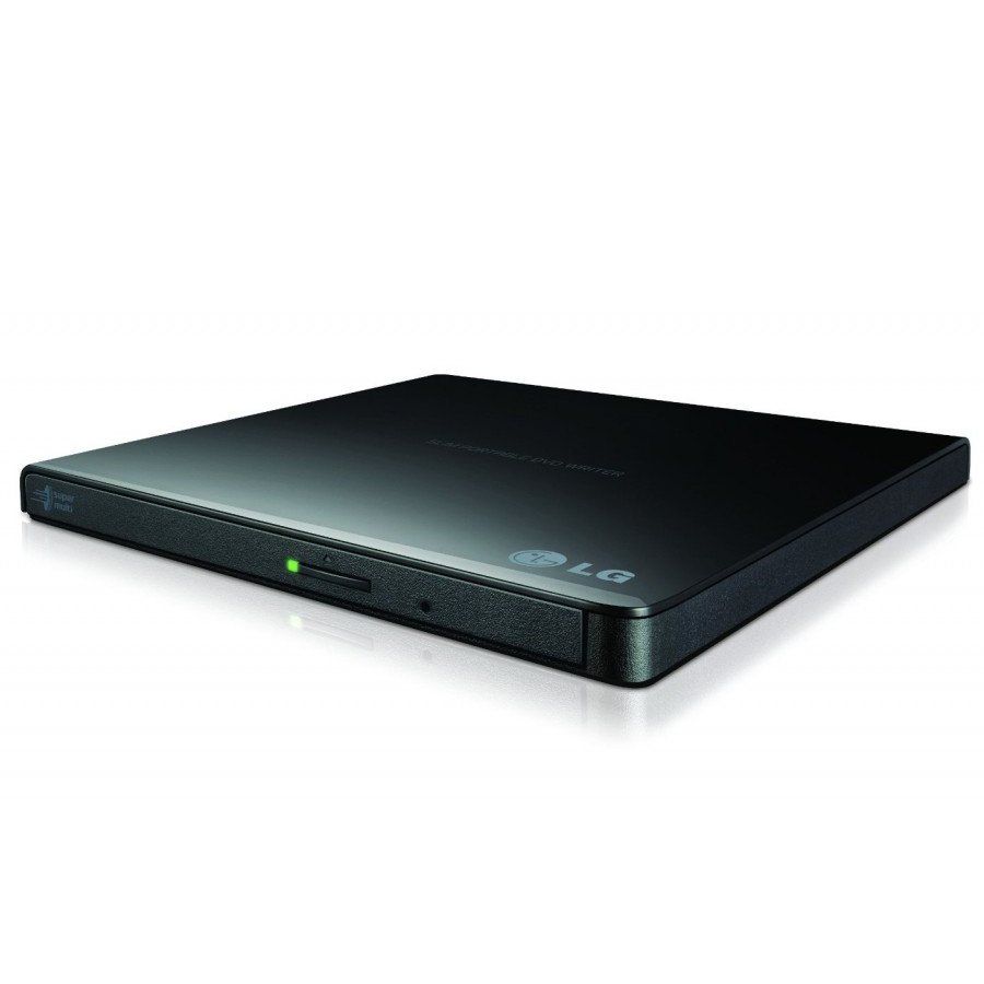 Unitate optica HITACHI-LG, DVD+/-RW, 8x, GP57EB40, extern, USB 2.0, slim, negru.