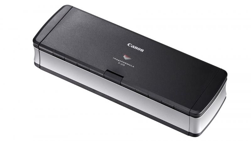 Scanner Canon P-215II, dimensiune A4, tip portabil, viteza scanare  12ppm alb-negru si 10ppm color, duplex, rezolutie optica 600dpi, rezolutie hardware 600x600dpi, senzor CIS, interfata: USB 2.0, software inclus: Driver ISIS /TWAIN, CaptureOnTouch, CaptureOnTouch Lite, Presto! Cititor BizCard_1