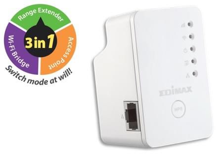 EDIMAX EDIMAX EW-7438RPn Mini Edimax N300 Universal WiFi Extender/Repeater MINI