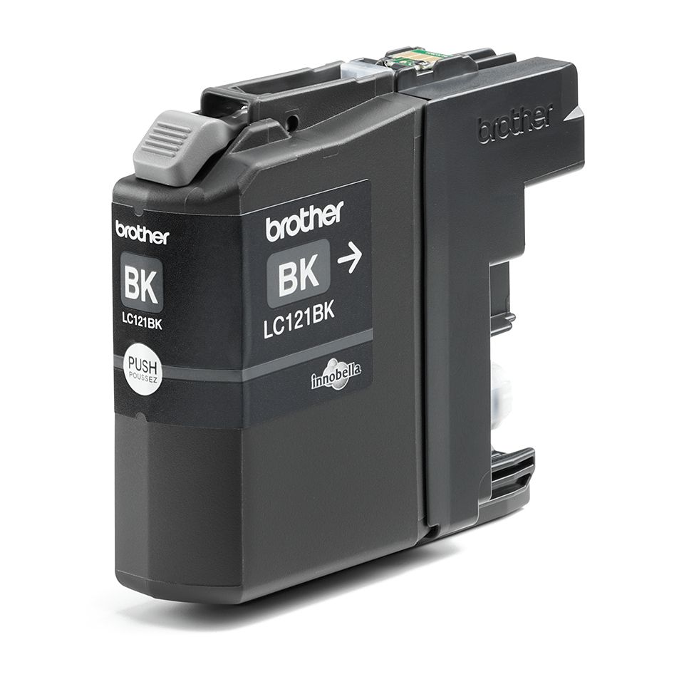 Cartus cerneala Brother LC121BK ,Negru ,300 pagini ,Original (LC121BK) 