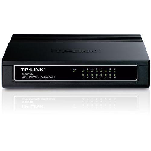 TPLINK TL-SF1016D TP-Link 16-port 10/100M Desktop Switch,16 10/100M RJ45 ports, Plastic case_4