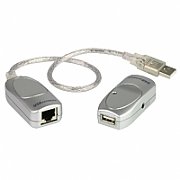 CABLU USB ATEN, prelungitor, conector USB 1.1 (T) | RJ-45 (M), gri,  UCE60-AT  (include TV 0.15 lei)