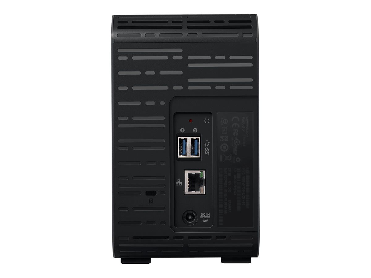 NAS WD My Cloud Expert Series EX2 Ultra 0TB (nepopulat) RAID, My Cloud OS 5, Marvell ARMADA 385 1.3GHz dual-core CPU, 1GB DDR3, 256-bit AES hardware encryption, Backup Software, Additional 2x USB 3.0 Type-A ports for additional accessories, Black_3