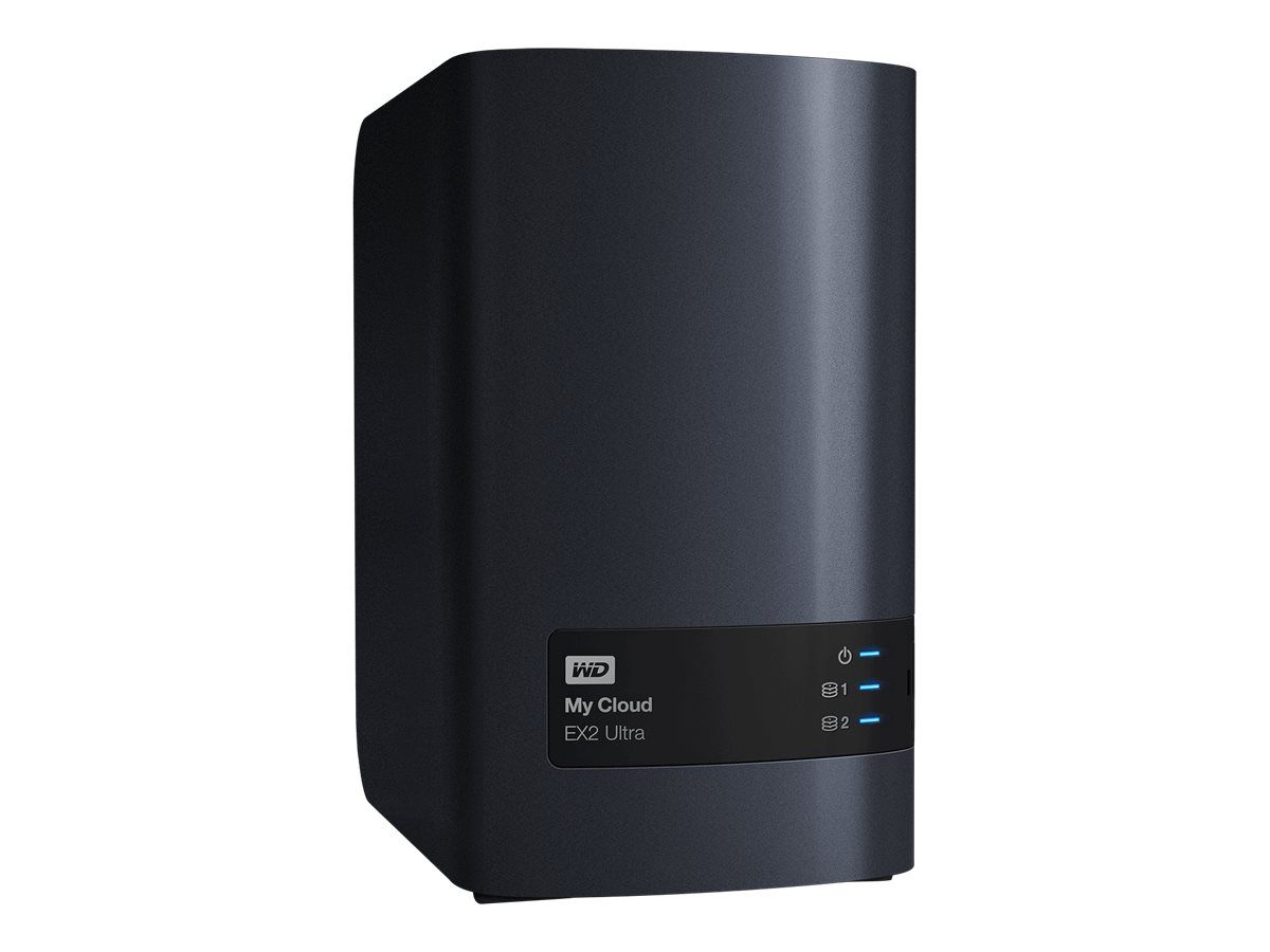 NAS WD My Cloud Expert Series EX2 Ultra 0TB (nepopulat) RAID, My Cloud OS 5, Marvell ARMADA 385 1.3GHz dual-core CPU, 1GB DDR3, 256-bit AES hardware encryption, Backup Software, Additional 2x USB 3.0 Type-A ports for additional accessories, Black_6