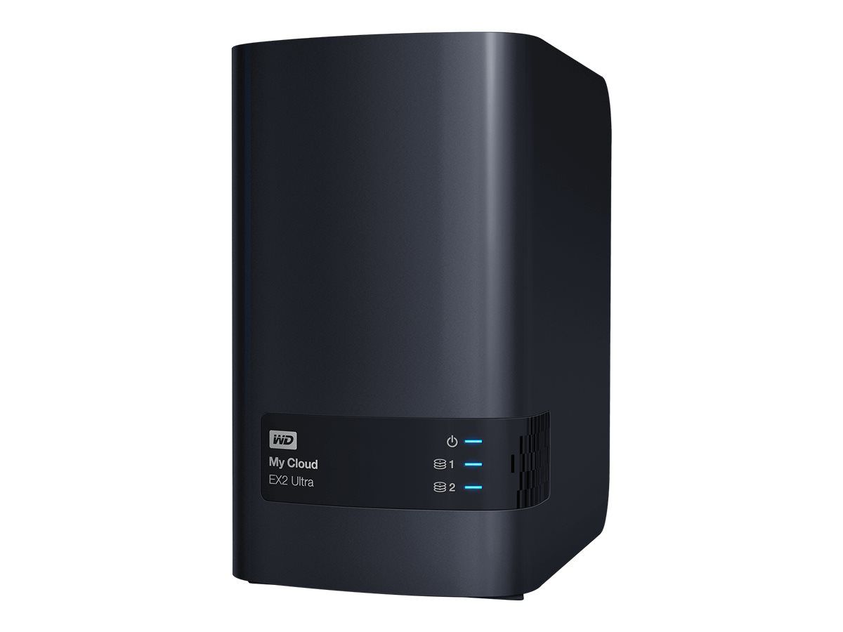 NAS WD My Cloud Expert Series EX2 Ultra 0TB (nepopulat) RAID, My Cloud OS 5, Marvell ARMADA 385 1.3GHz dual-core CPU, 1GB DDR3, 256-bit AES hardware encryption, Backup Software, Additional 2x USB 3.0 Type-A ports for additional accessories, Black_7