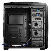 nJoy Carcasa Njoy Supernova, MiddleTower, fara sursa, black/red